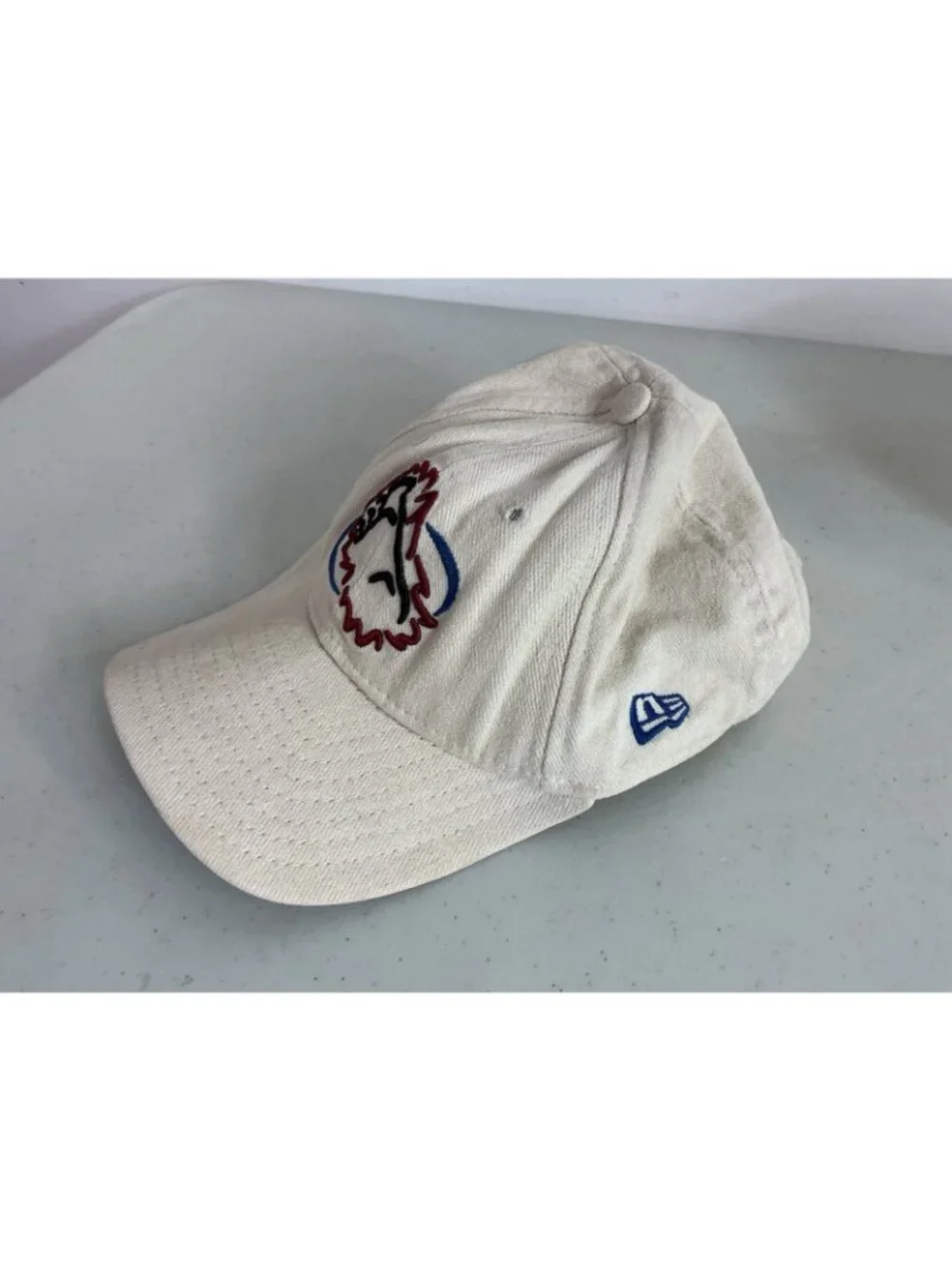 Vintage Tan Colorado Avalanche Hockey Cap Hat Made USA One Size